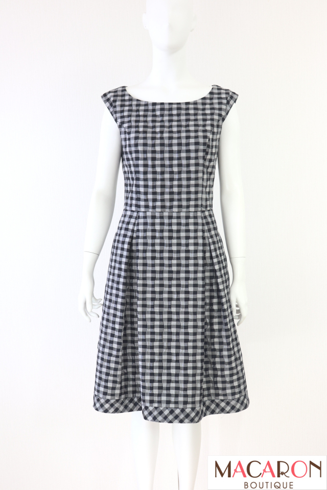 Rene（ルネ）　ギンガムチェックワンピース　6536590