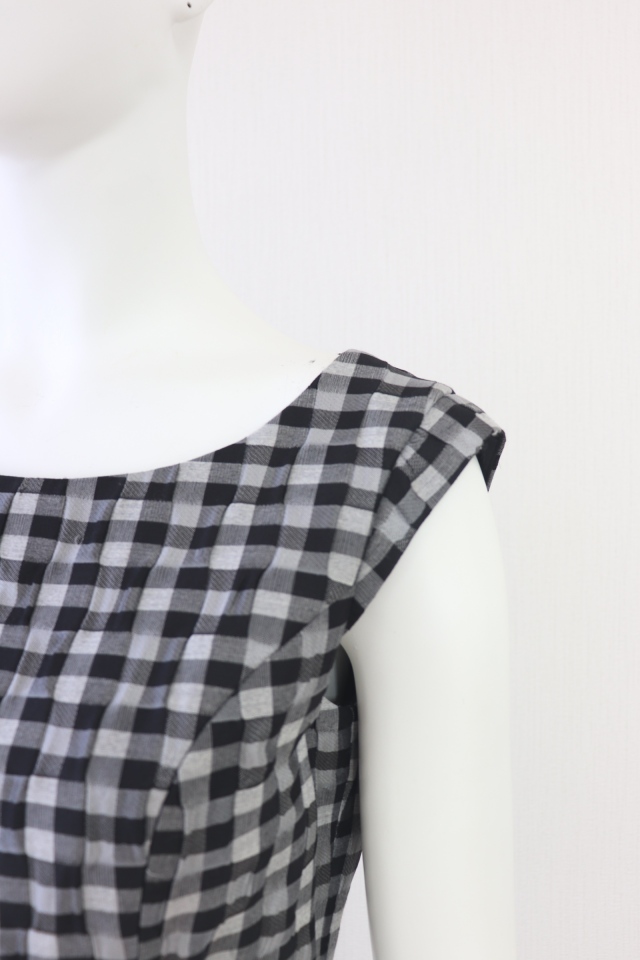 極美品♡ルネ♡ギンガムチェック　ワンピース Rene（ルネ） ギンガムチェックワンピース 6536590