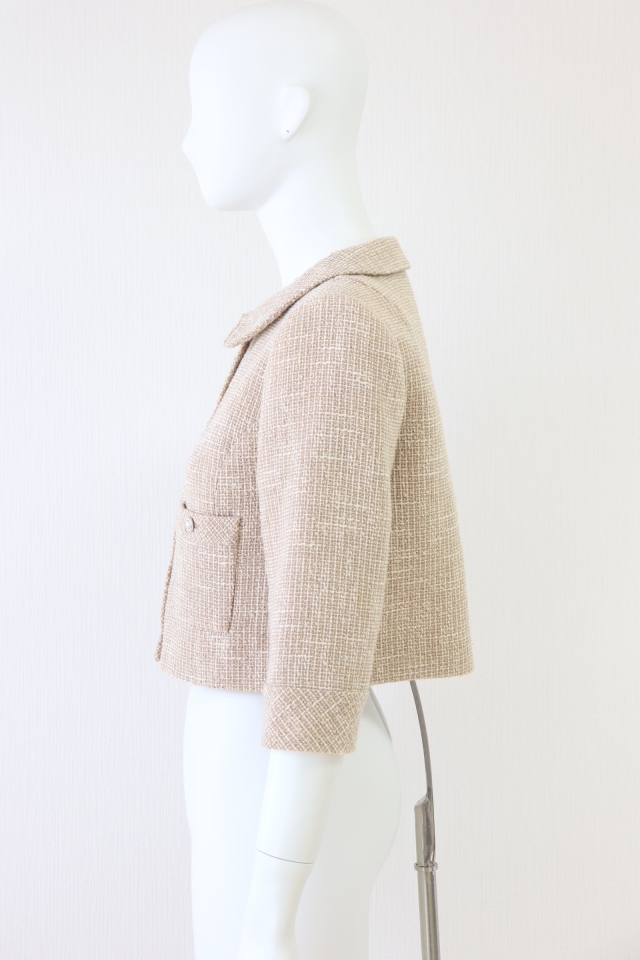 FOXEY BOUTIQUE(フォクシー） 七分袖ツイードジャケット 38141