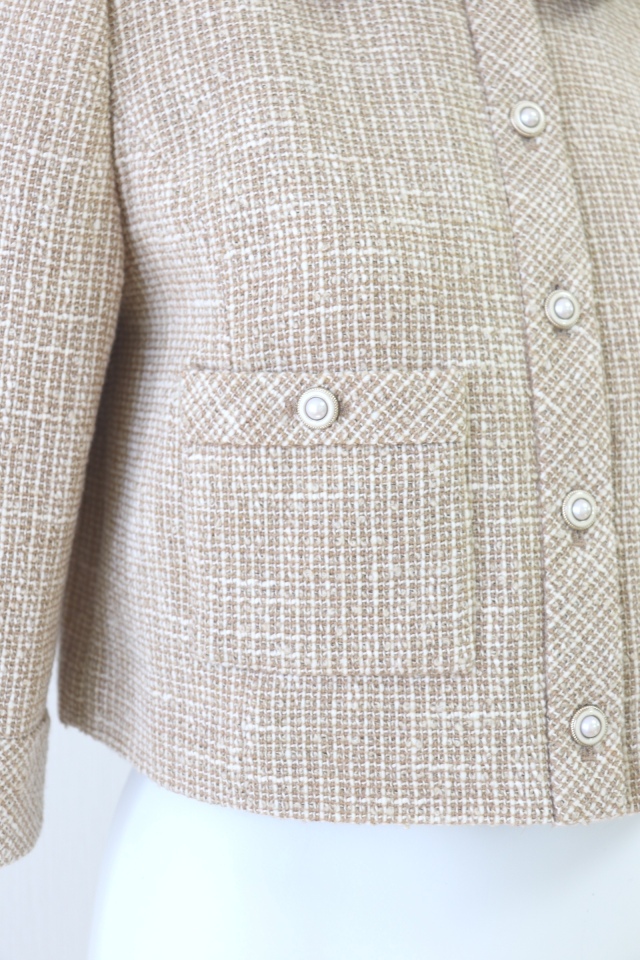 FOXEY BOUTIQUE(フォクシー） 七分袖ツイードジャケット 38141
