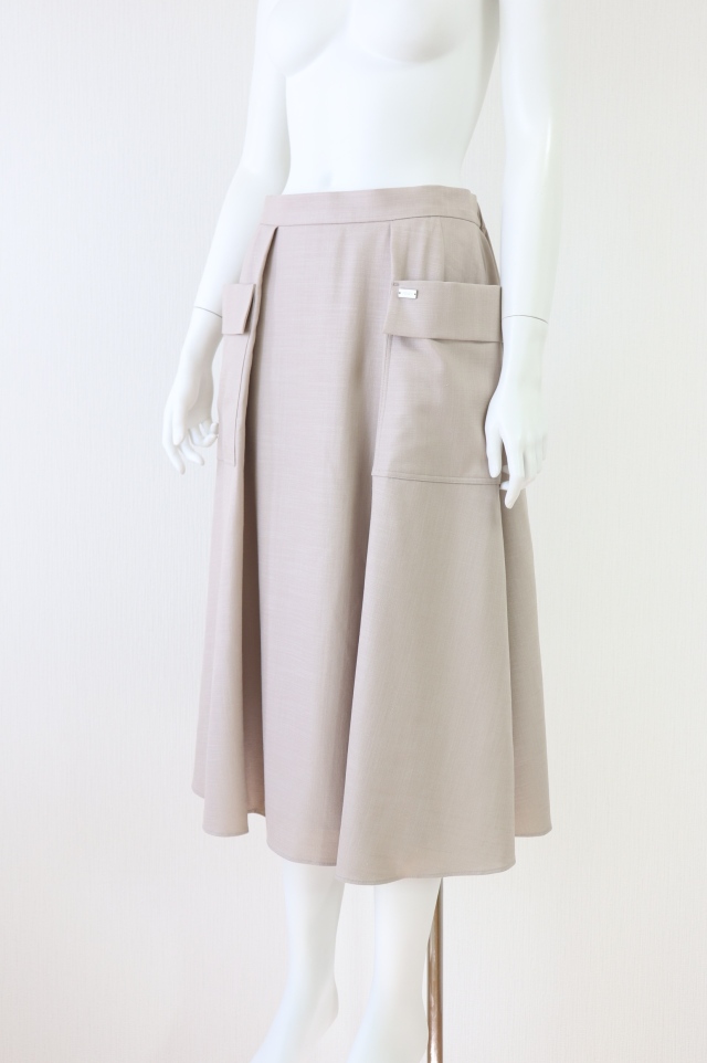 ⭐︎お値打ちです⭐︎FOXEY NEW YORKフォクシーニューヨークスカート40 フォクシーニューヨーク タック フレアスカート Aライン
