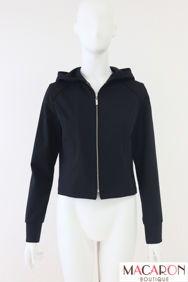 近年美品　FOXEY フォクシー　白襟　ベロアストレッチ　ジャケット 近年美品 FOXEY フォクシー 白襟 ベロアストレッチ ジャケット