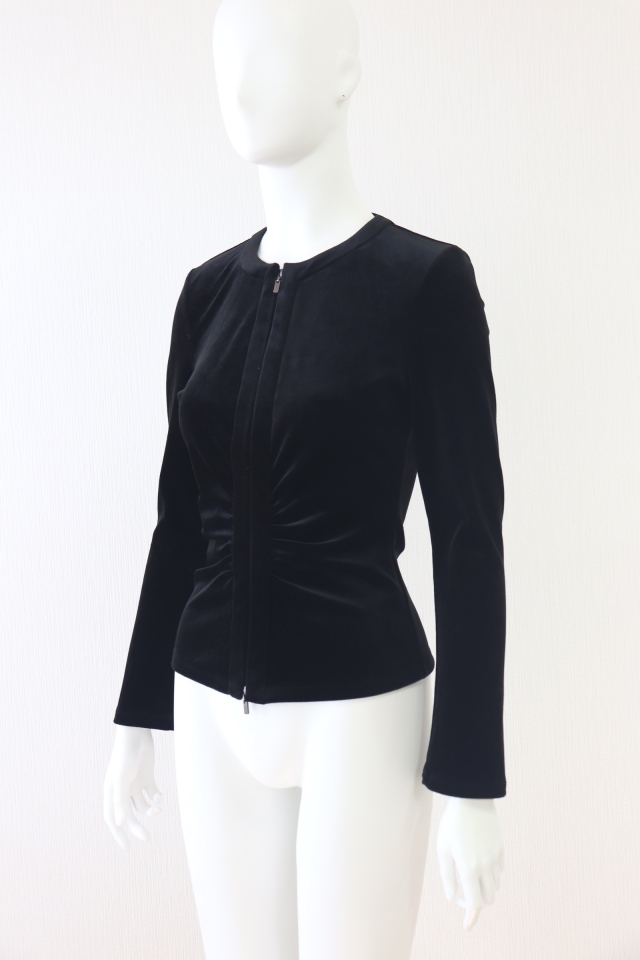 美品　FOXEY NEWYORK フォクシー　カーディガン　ベロアジャケット 美品☆FOXEY/フォクシーストレッチベロアカーディガン - メルカリ