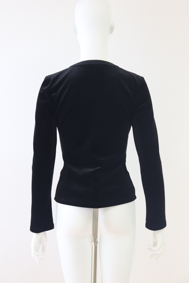 FOXEY NEWYORK(フォクシー) ストレッチベロアカーディガン 23377