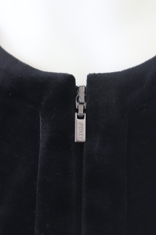 FOXEY NEWYORK(フォクシー) ストレッチベロアカーディガン 23377
