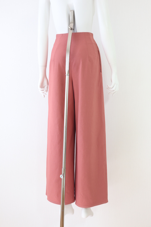 Rene（ルネ） ステッチ入りワイドパンツ 6245050