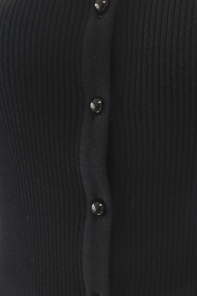 Rene（ルネ） 長袖リブニットカーディガン 6612310