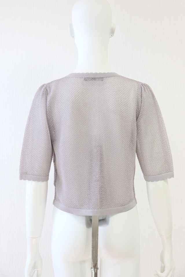 DM掲載新品タグ付き【Reneルネ】透かし編み カーディガン 36 DM掲載新品タグ付き【Reneルネ】透かし編み カーディガン 36 DM