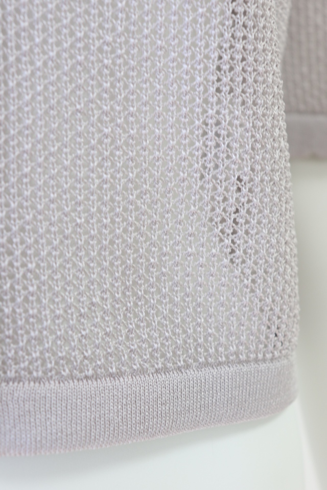 Rene（ルネ） 透かし編み五分袖カーディガン 5532030