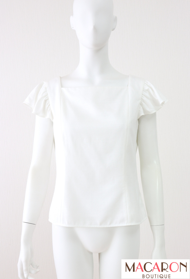 FOXEY NEWYORK(フォクシー）　ラッフルフリルブラウス　42734