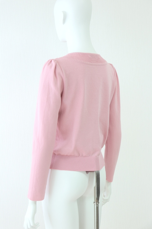 新品タグ付き【Reneルネ】ウォッシャブルパール装飾 カーディガン36 ルネ rene カーディガン36