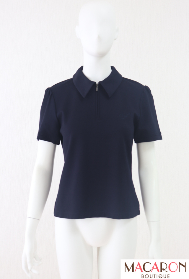 FOXEY NEWYORK(フォクシー) HARTFORD TOP 半袖ポロシャツ 41973