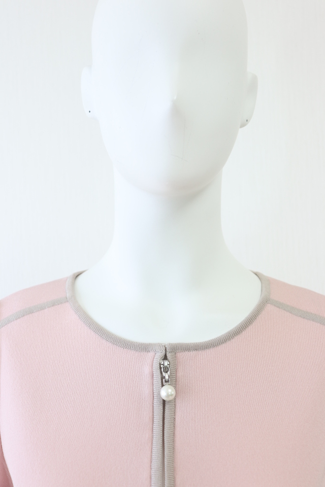 Rene（ルネ） 丸襟ダブルジップアップカーディガン 6012190