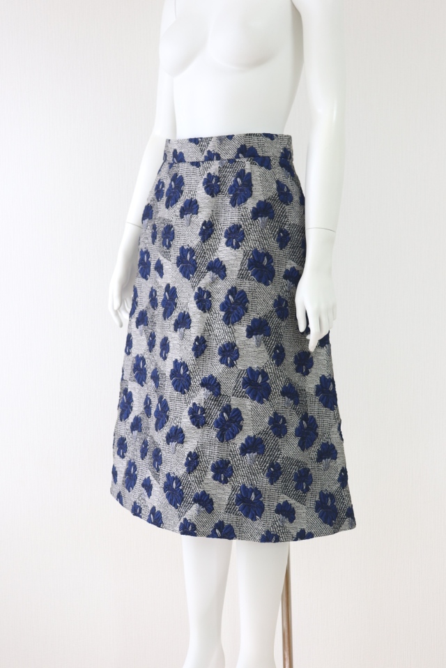 Rene（ルネ） 花柄ジャガードスカート 6434160