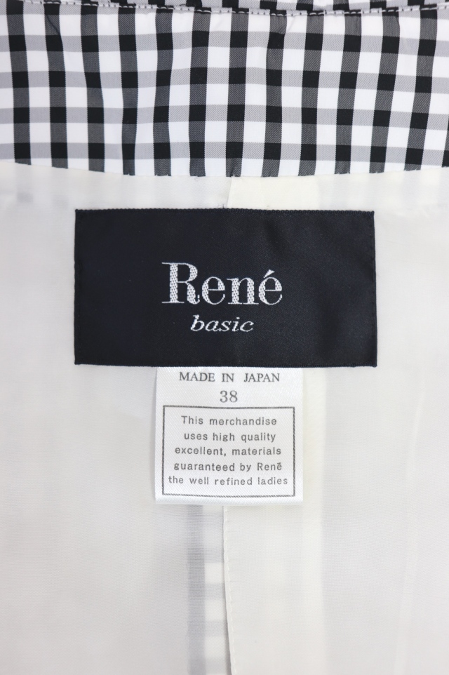 Rene（ルネ） ギンガムチェック中綿コート 5018040