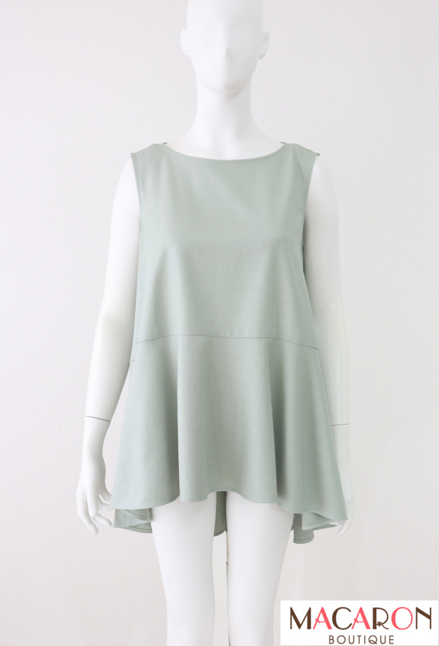 FOXEY NEWYORK(フォクシー）　裾フレアノースリーブブラウス　43467
