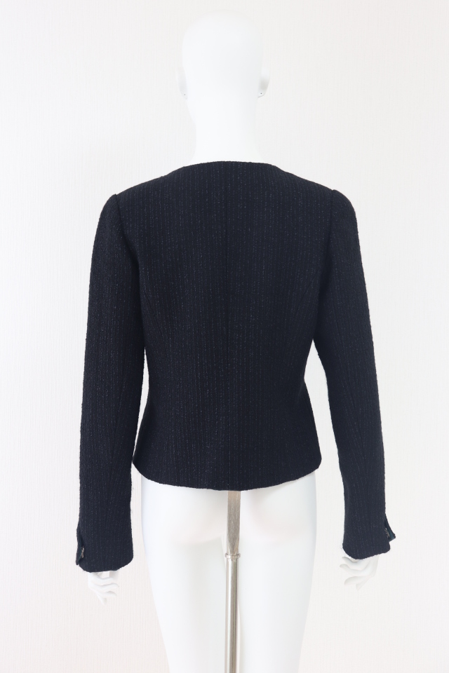 Rene（ルネ） ノーカラーツイードジャケット 6243030