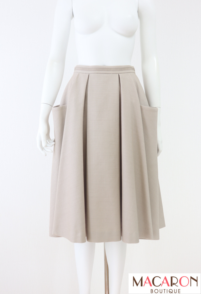 FOXEY BOUTIQUE(フォクシー)　コットンブレンドフレアスカート　37669