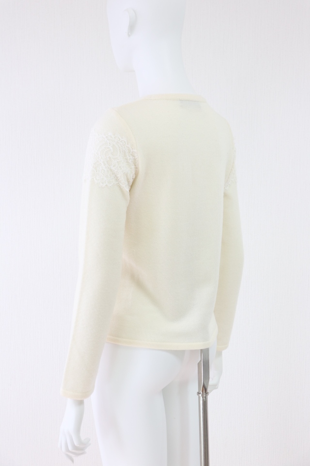 Rene（ルネ） レースウールアクリルニットトップス 5242040