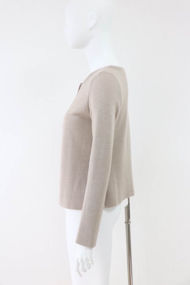 美品★FOXEY BOUTIQUE★カシミヤ100% アンサンブル ベージュ40 美品☆FOXEY BOUTIQUE☆カシミヤ100% アンサンブル ベージュ40