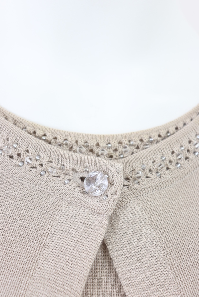 美品★FOXEY BOUTIQUE★カシミヤ100% アンサンブル ベージュ40 美品☆FOXEY BOUTIQUE☆カシミヤ100% アンサンブル ベージュ40