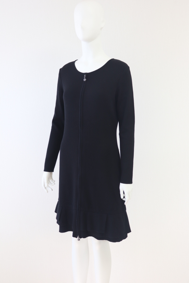 Rene（ルネ） フロントジップアップニットワンピース 5932180