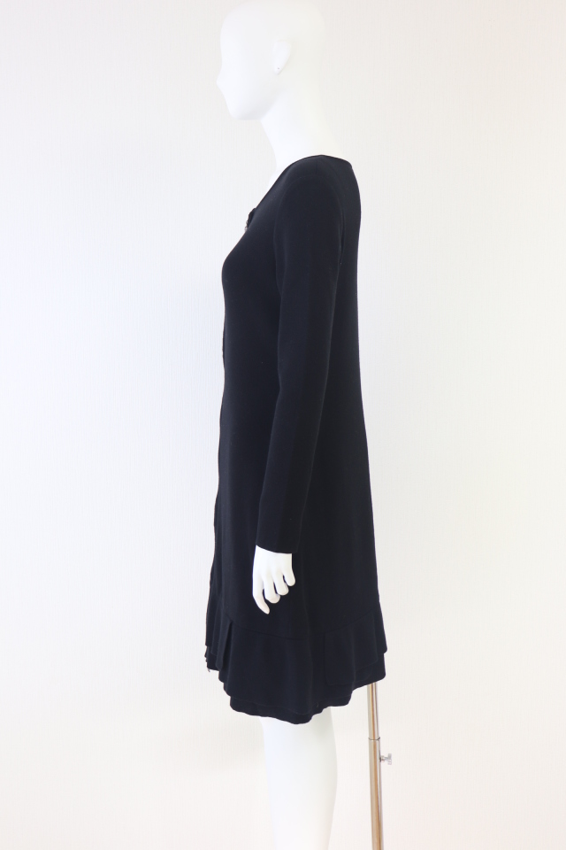 ルネニットワンピース Rene☆ルネ 襟付きニットワンピース グレー