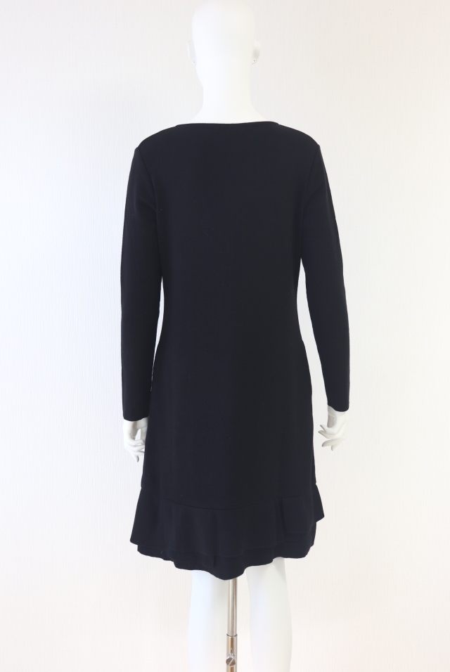 ルネ♡フロントフリル　ニットワンピース Rene（ルネ） フロントジップアップニットワンピース 5932180