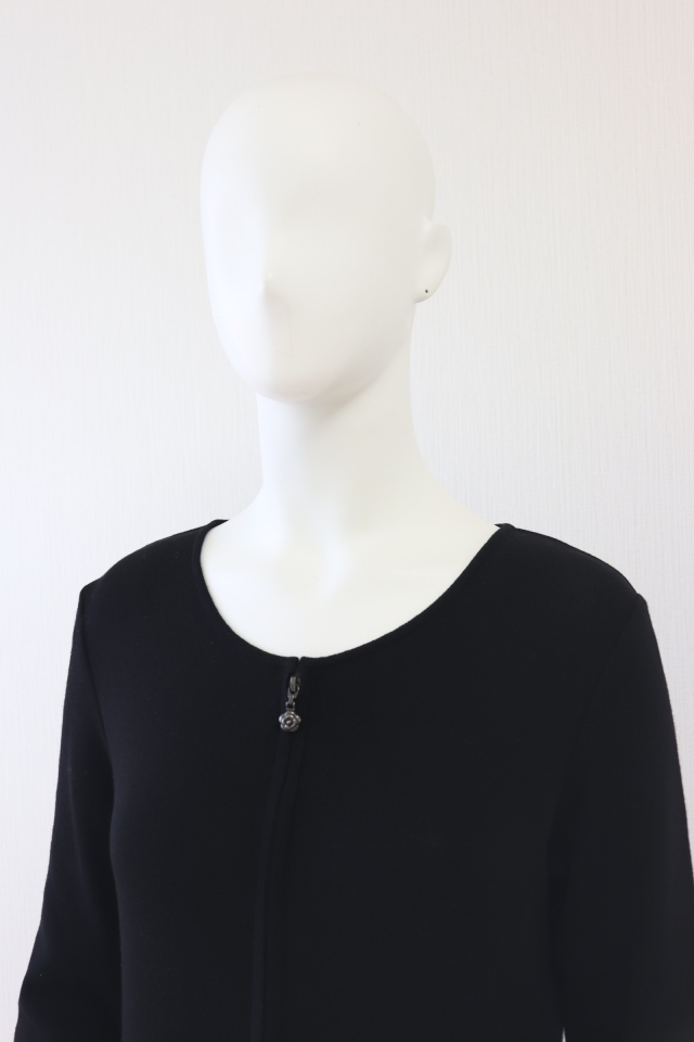 Rene（ルネ） フロントジップアップニットワンピース 5932180