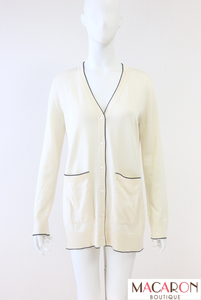 FOXEY NEWYORK COLLECTION(フォクシー)　シルクニットミドル丈カーディガン　40386