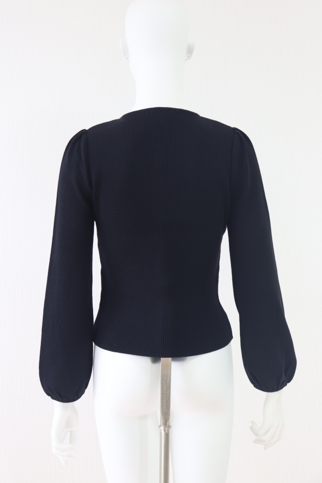 Rene（ルネ） リボンウールニットトップス 6132481