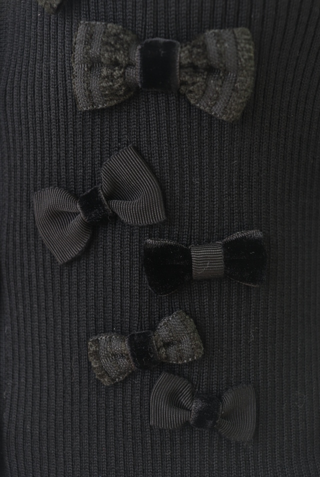 Rene（ルネ） リボンウールニットトップス 6132481