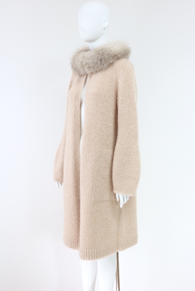 5i12 FOXEY BOUTIQUE ヌートリファー ニットコート F 女性服 5i12 FOXEY BOUTIQUE フォクシー ブティック ヌートリアファー