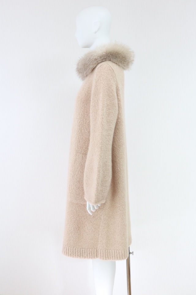 FOXEY フォクシー【カシミヤ100%】マカロン　ニットコート　リバーシブル FOXEY フォクシー【カシミヤ100%】マカロン ニットコート