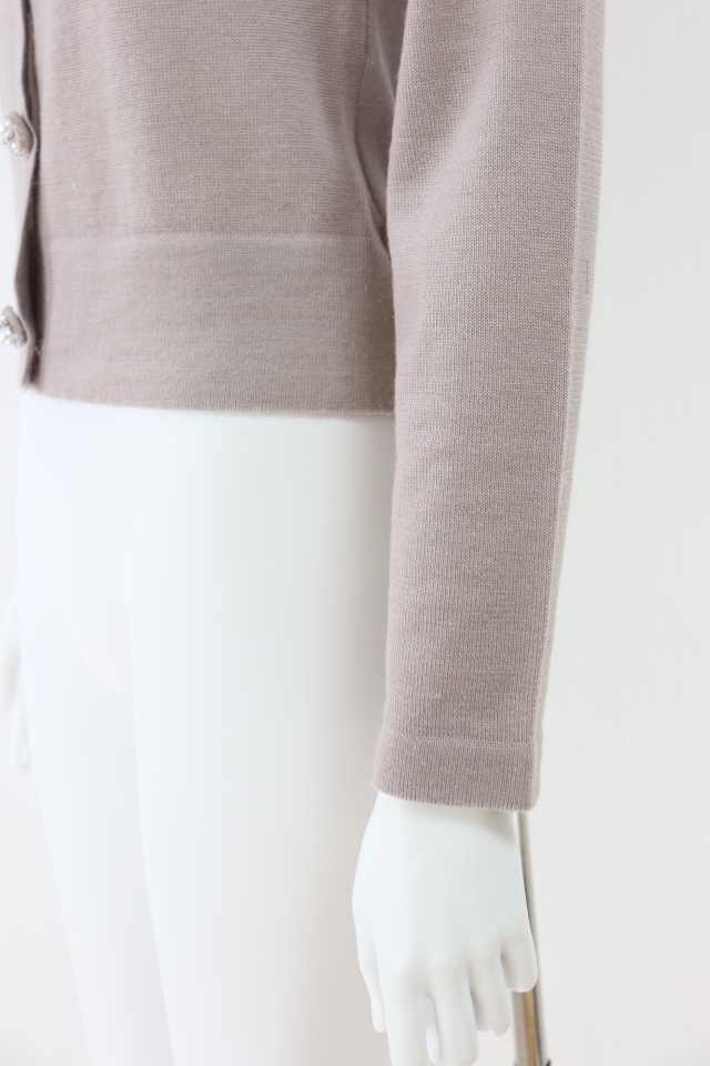 Rene（ルネ） ビジューボタンウールニットカーディガン 6942720