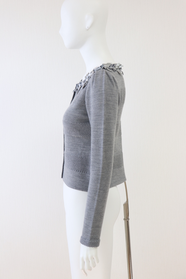 Rene（ルネ） リボンウールニットトップス 6342720