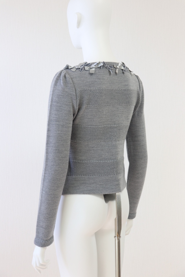 Rene（ルネ） リボンウールニットトップス 6342720