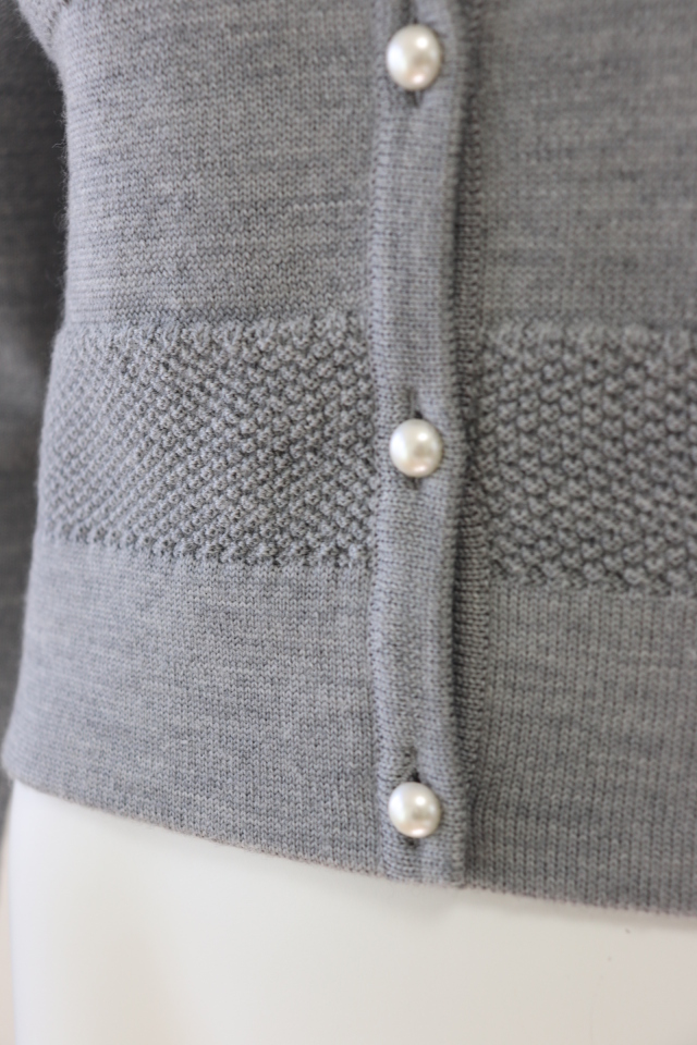 Rene ルネ　ニット　ソフィーグレー Rene（ルネ） リボンウールニットトップス 6342720