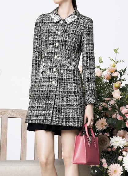 Rene（ルネ） ロングツイードジャケット 6313070