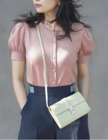 marie　美品　FOXEY フォクシー　半袖ニットカーディガン　40 marie 美品 FOXEY フォクシー 半袖ニットカーディガン 40 marie