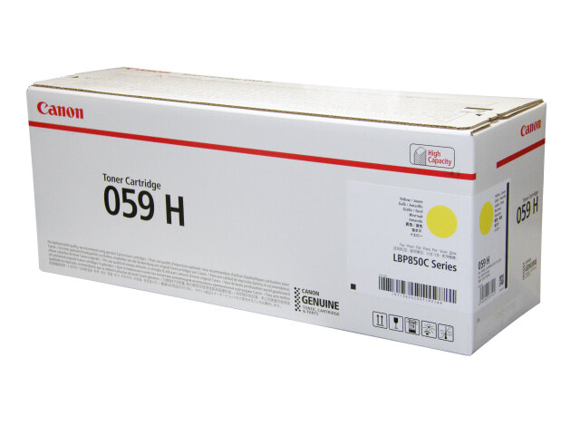 Canon 純正トナーカートリッジ 059 H イエロー CANON トナーカートリッジ 059H イエロー 純正品 【会員価格と得値数量