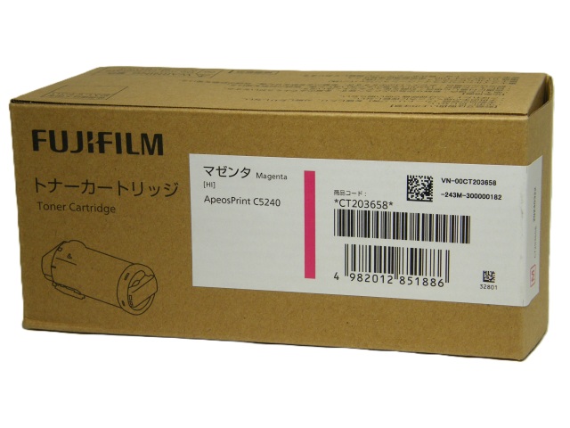 富士フイルム　トナーカートリッジ CT203658 マゼンタ　大容量 純正品 FUJIFILM トナーカートリッジ マゼンタ CT203658 純正品