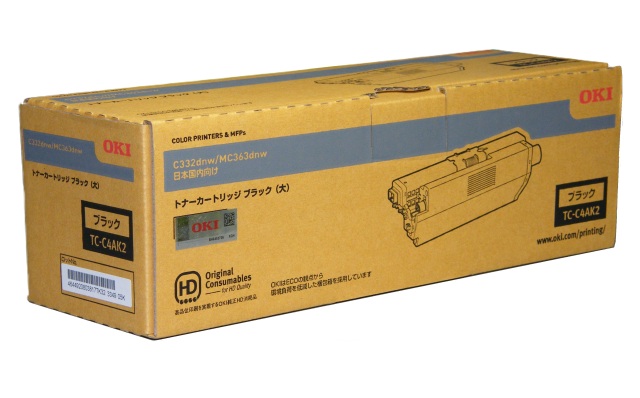 OKI トナーカートリッジ大 ブラック せつなく TC-C4AK2 