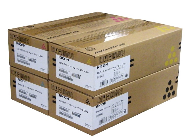 RICOH SPトナーカートリッジ C200 K/C/M/Y 4色セット 純正品 【会員  