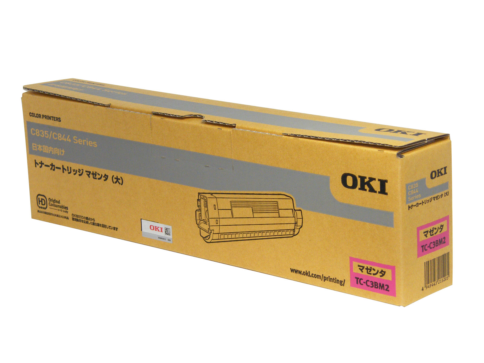 沖データ OKI トナーカートリッジ マゼンタ （大） TC-C3BM2 純正品【会員価格と得値数量割引】
