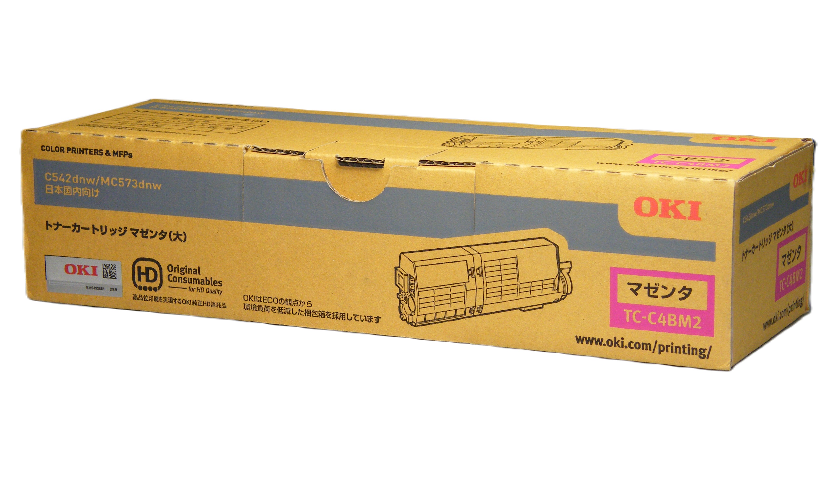沖データ OKI トナーカートリッジ マゼンタ （大） TC-C4BM2 純正品