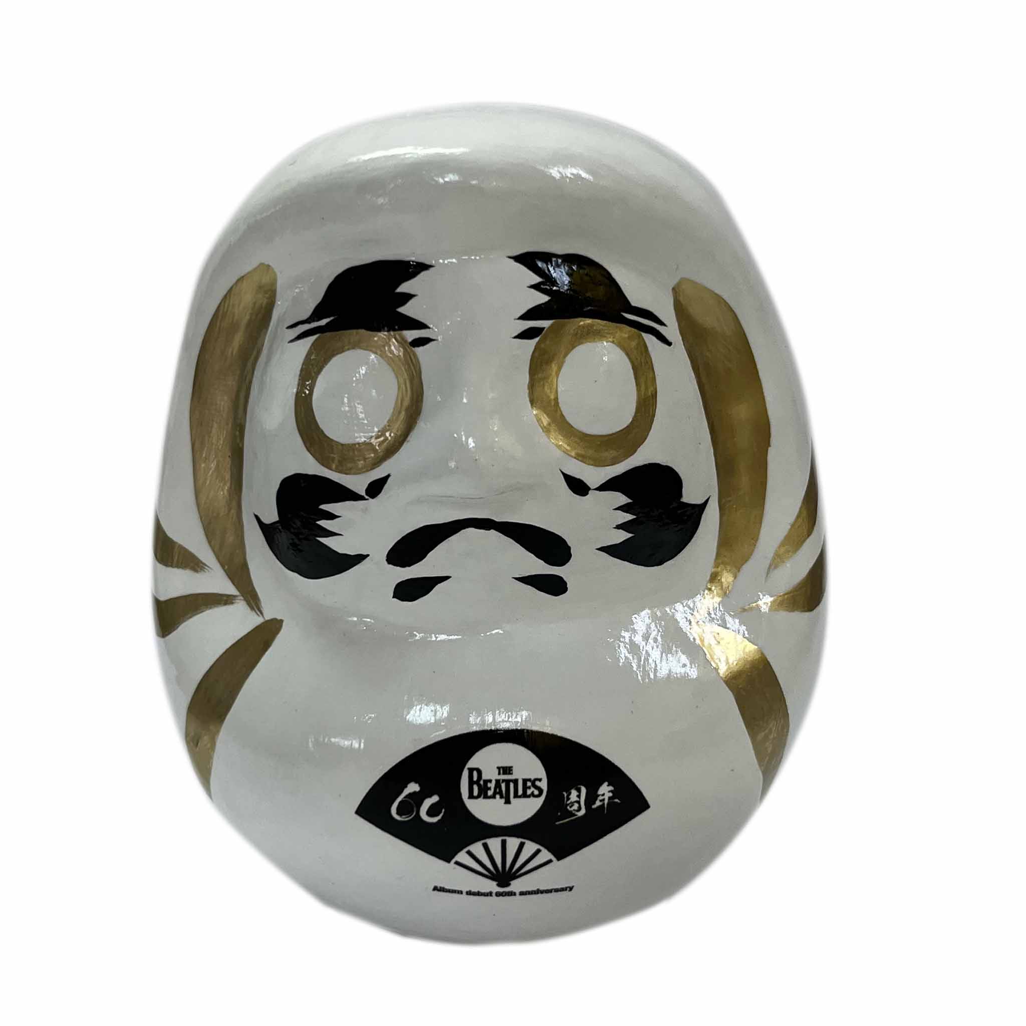 ダルマ（扇子柄）特大　白色