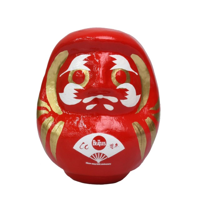 ダルマ（扇子柄）中　赤色