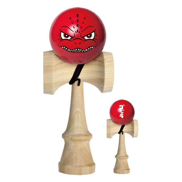 けん玉 ゴジラ 炎(レッド)