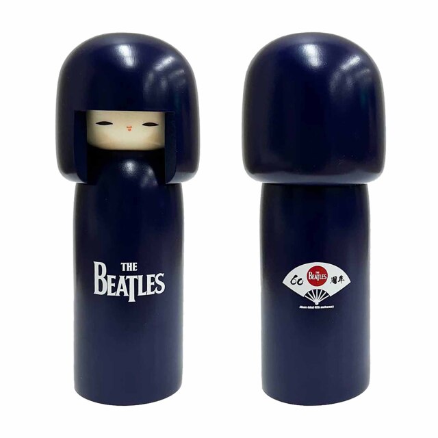 こけし　中　青色